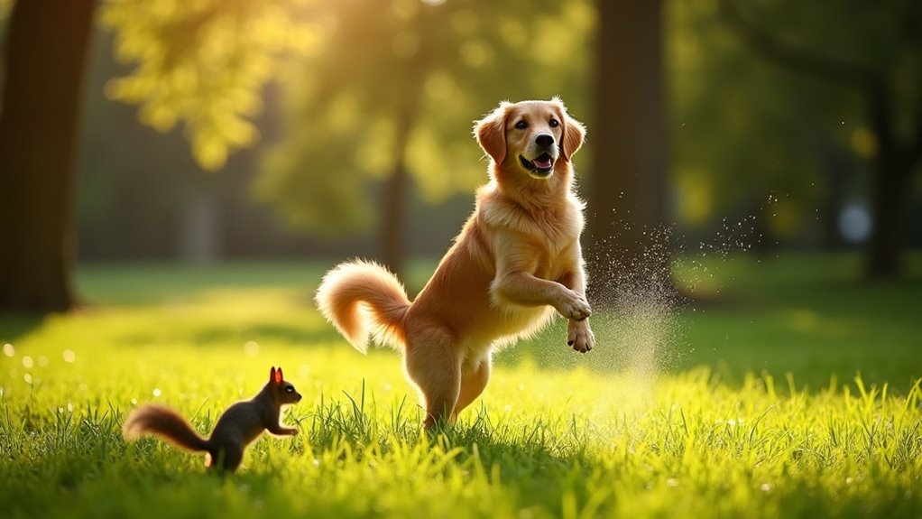 dogs kick grass instinctively
