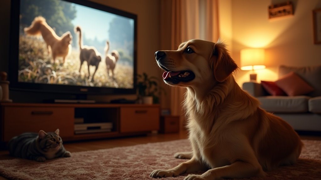 dogs react to stimuli