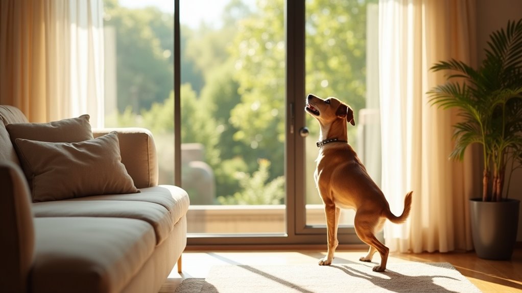 minimize window barking behavior