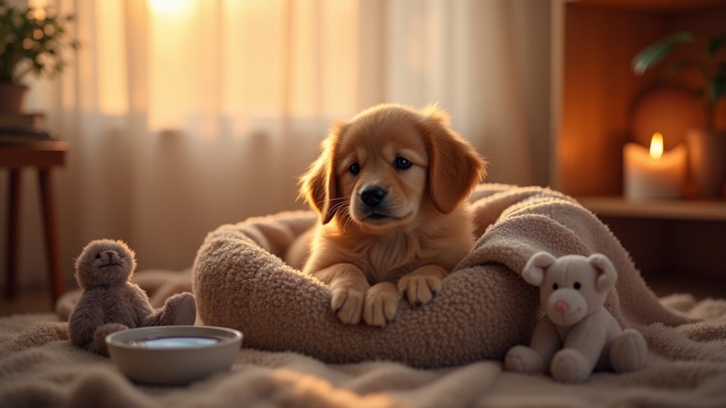 puppy bedtime relaxation techniques