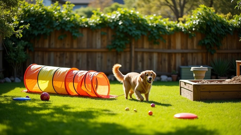 safe backyard activities for dogs