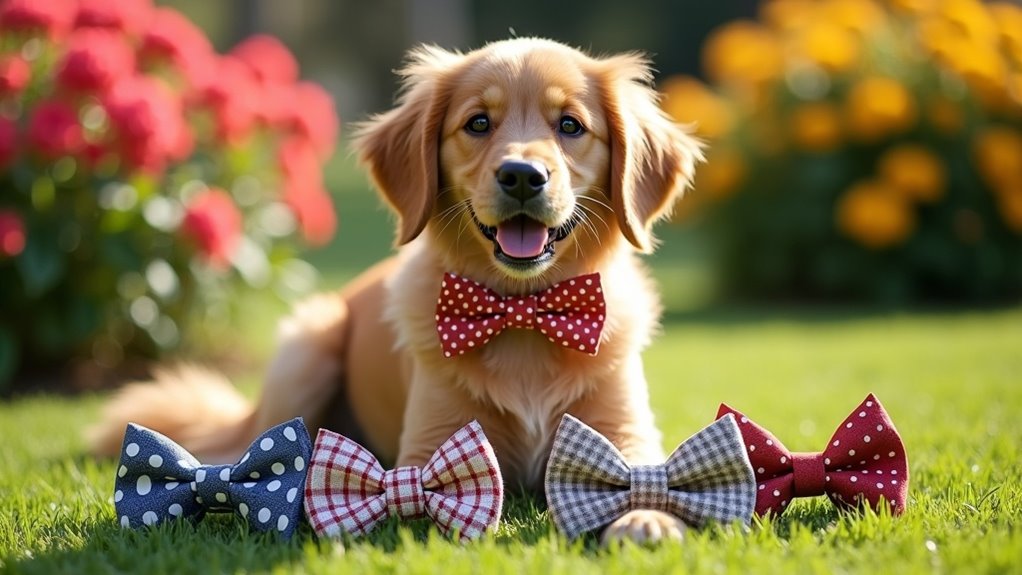 stylish dog bow ties