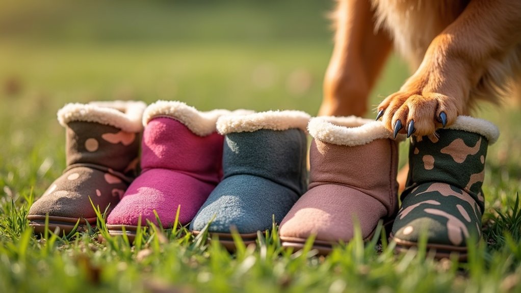 stylish protective dog booties